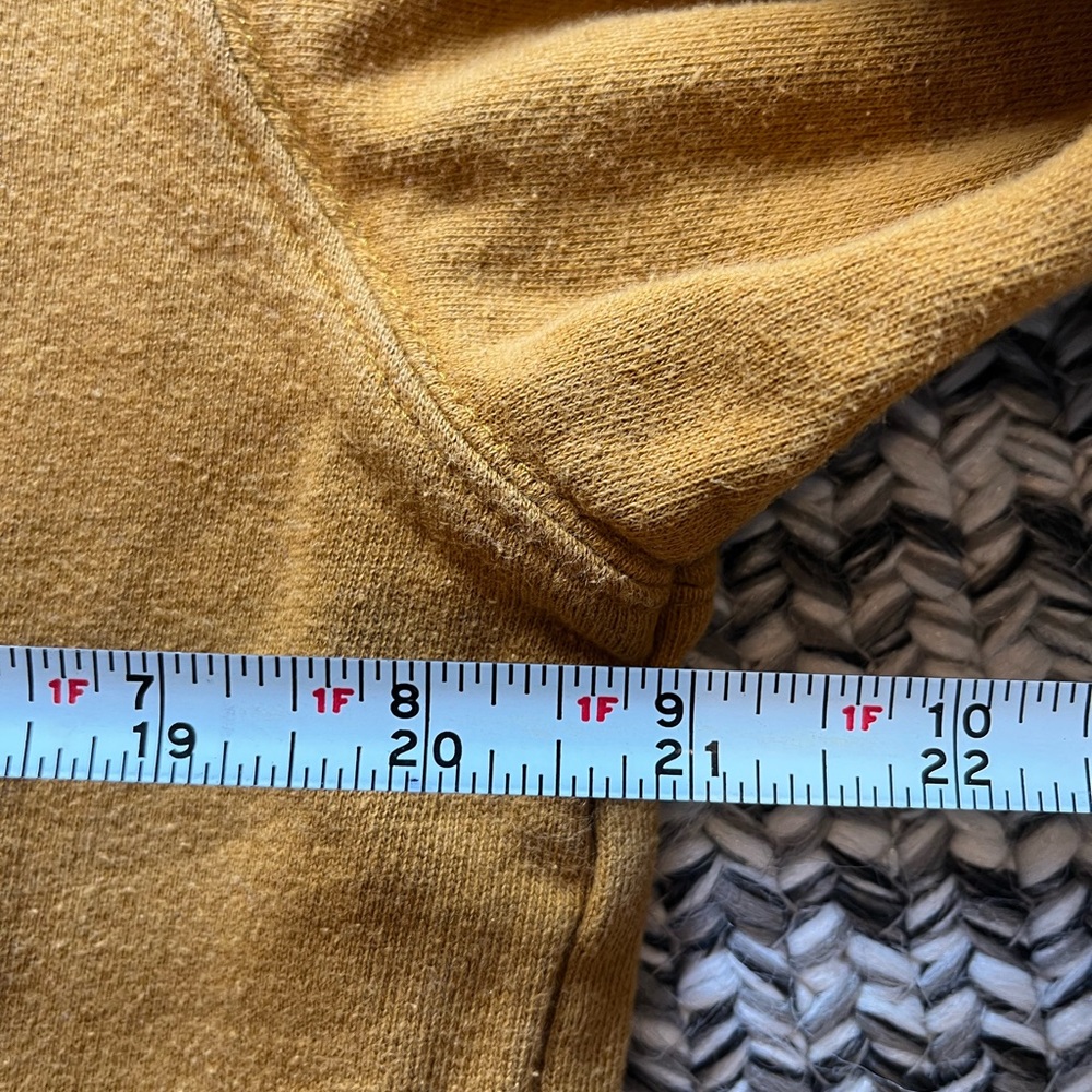 Mountain Hardwear Hoodie – Men’s Size S (Mustard) Organic cotton yellow gold - Picture 9 of 10